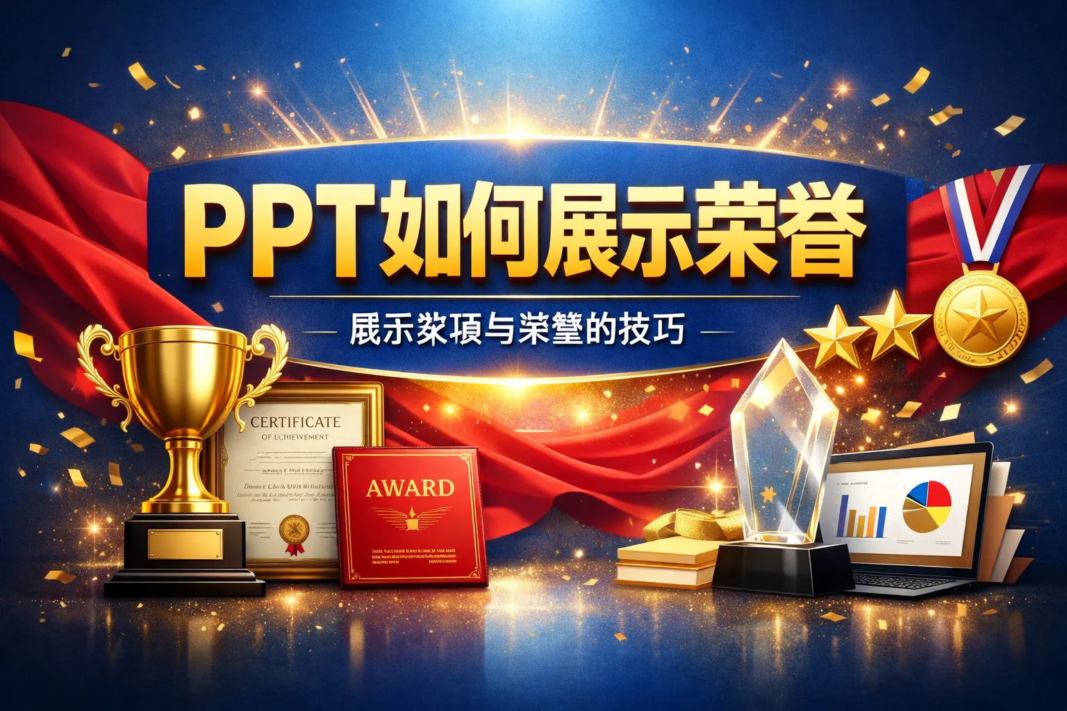 ppt如何展示荣誉