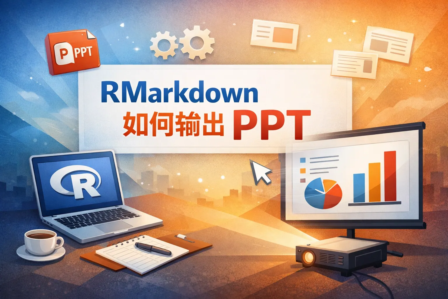 rmarkdown如何输出ppt