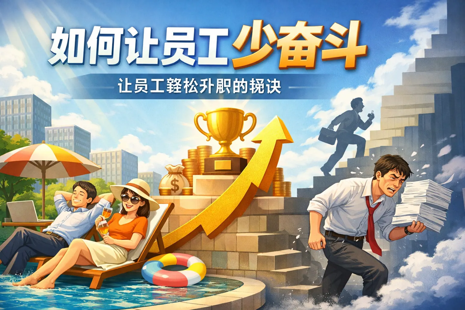 如何让员工少奋斗