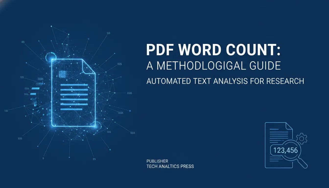 pdf 如何统计字数
