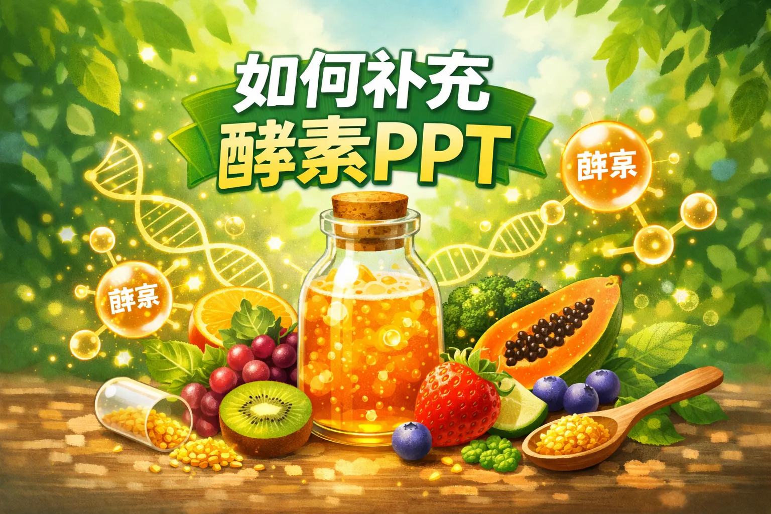 如何补充酵素ppt