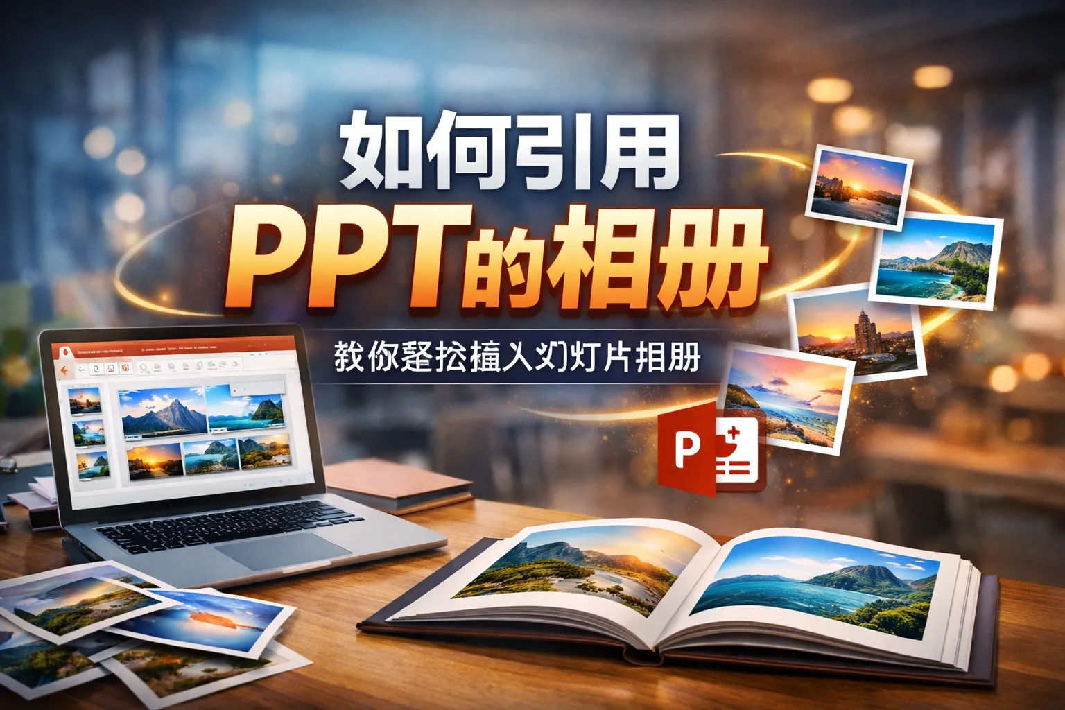 如何引用ppt的相册