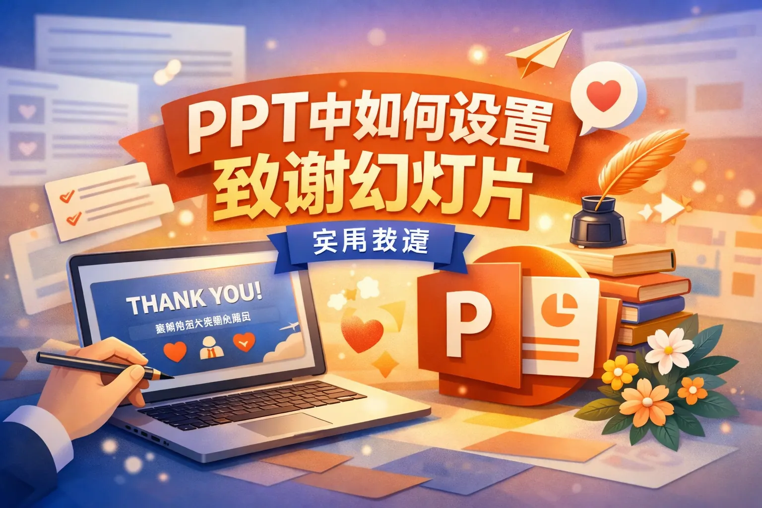 ppt中如何设置致谢幻灯片