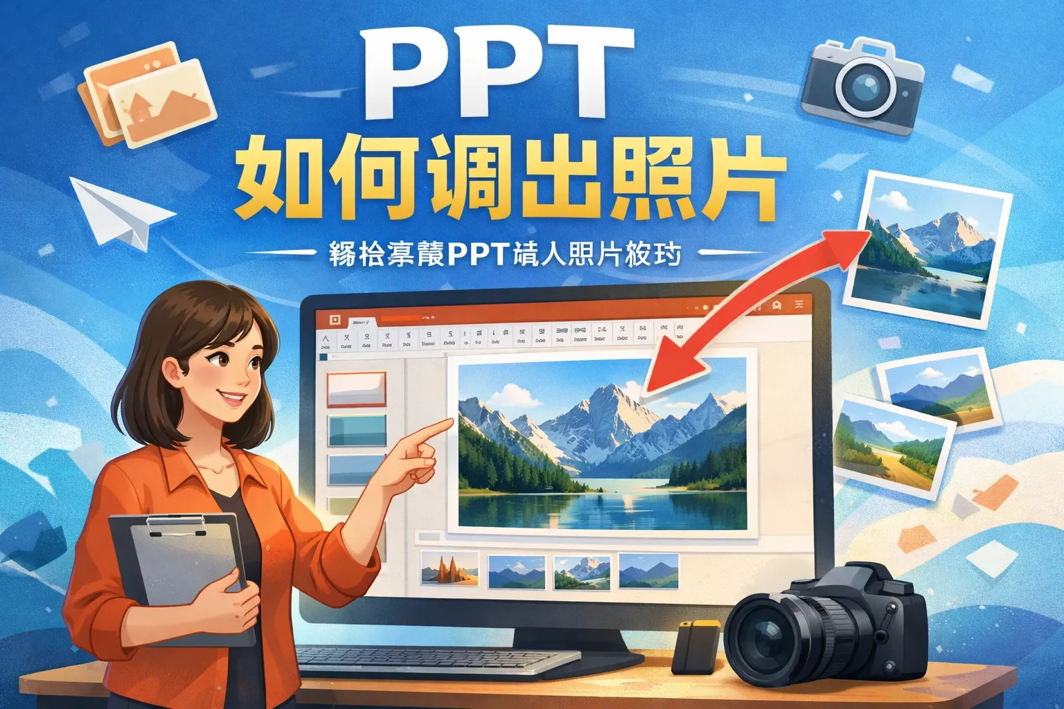 ppt如何调出照片