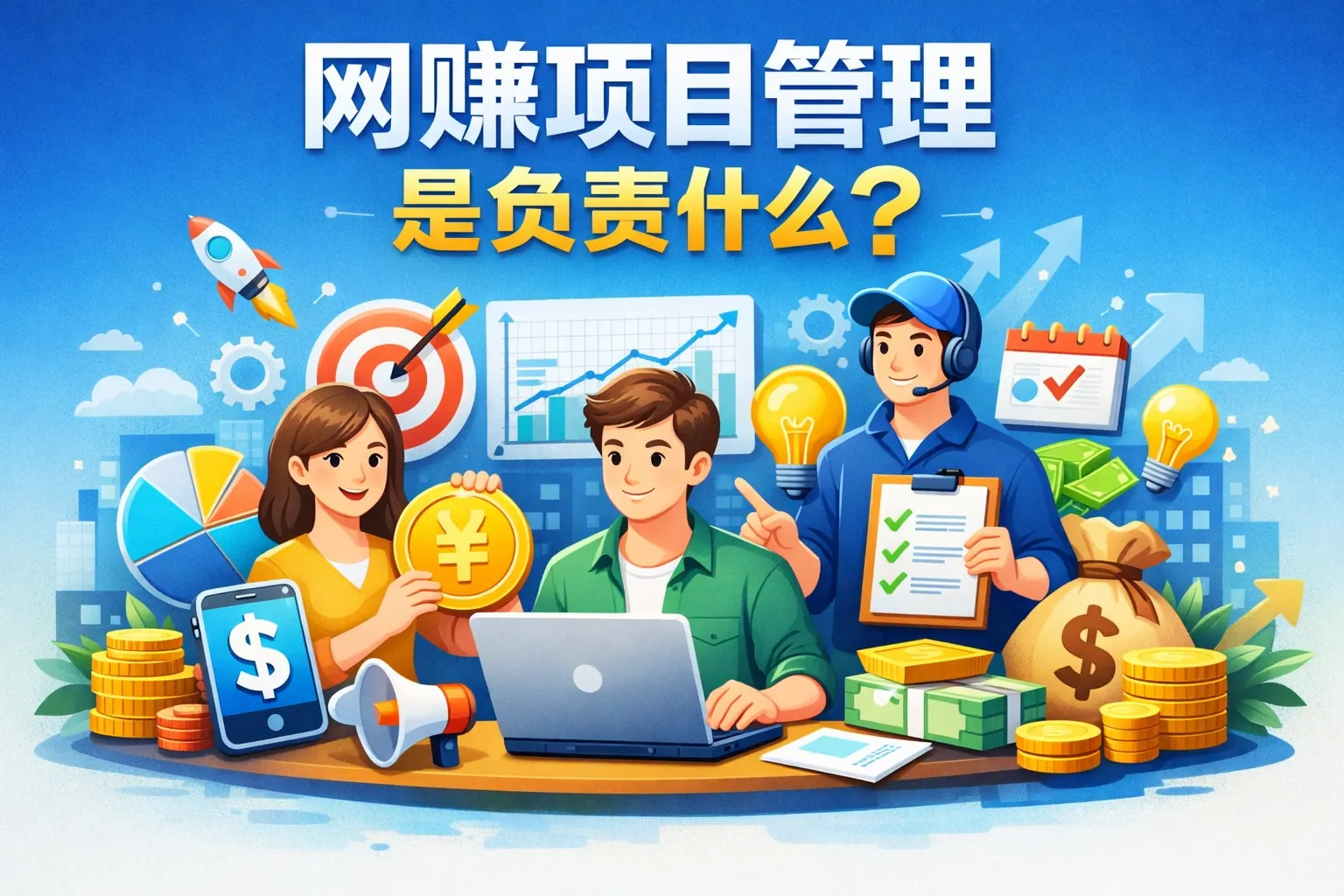 网赚项目管理是负责什么