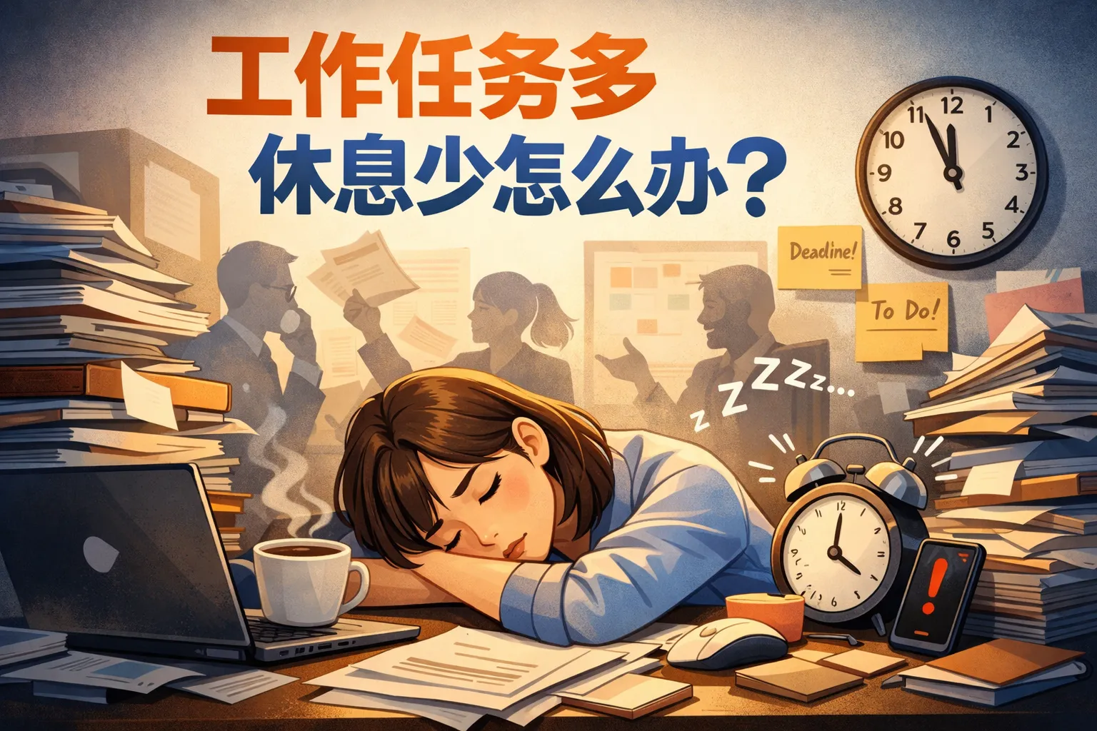 工作任务多休息少怎么办