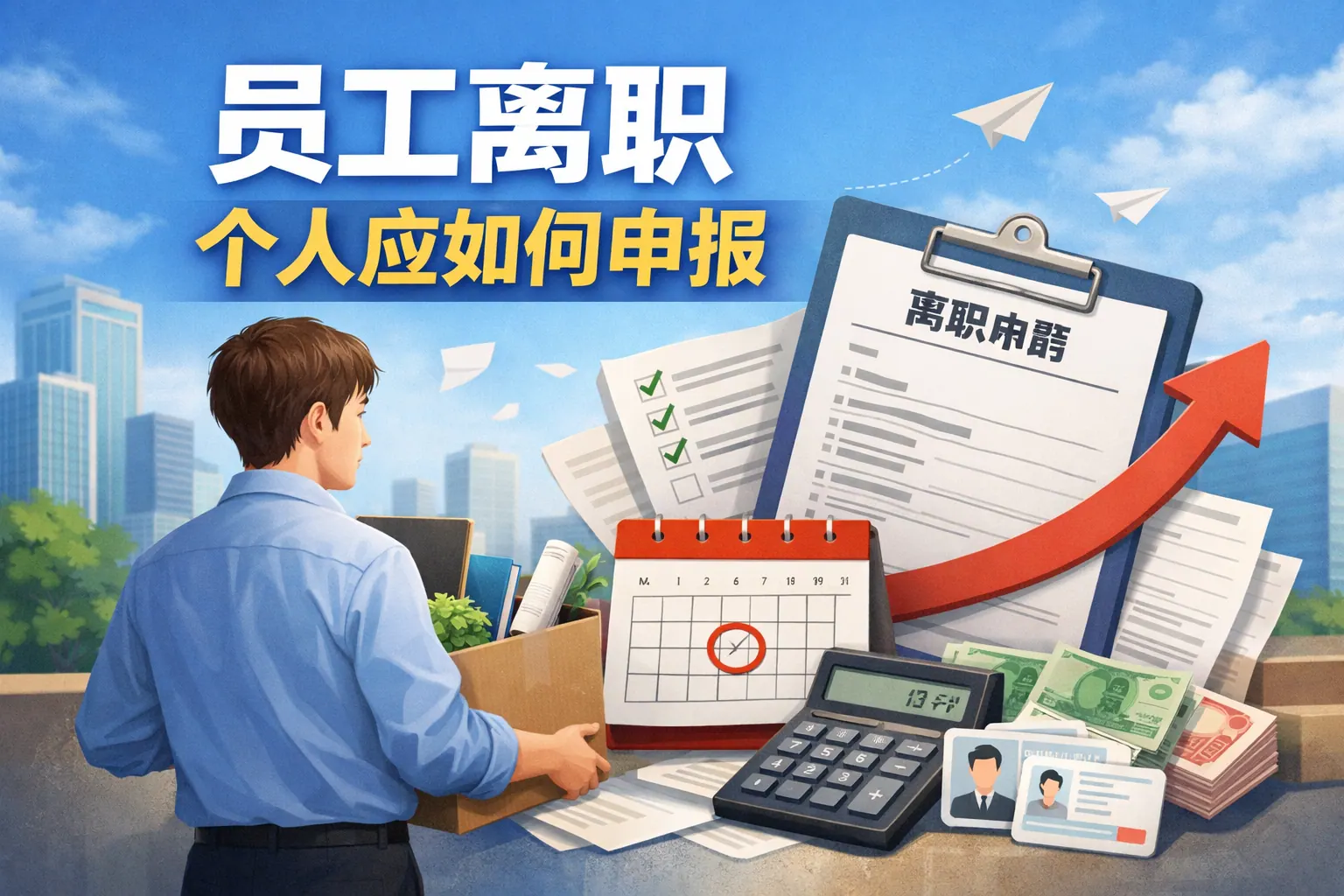 员工离职个人应如何申报