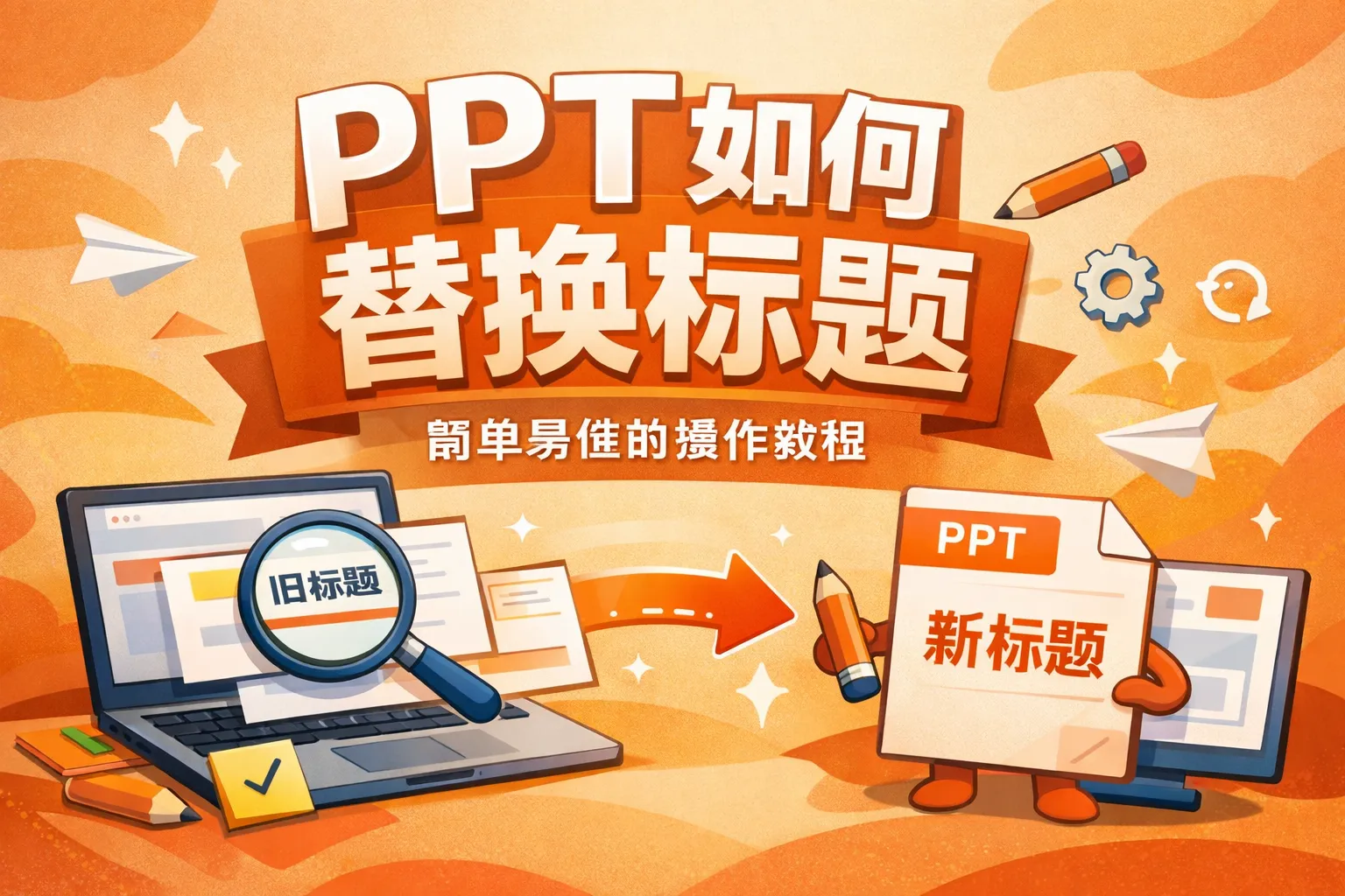 ppt如何替换标题