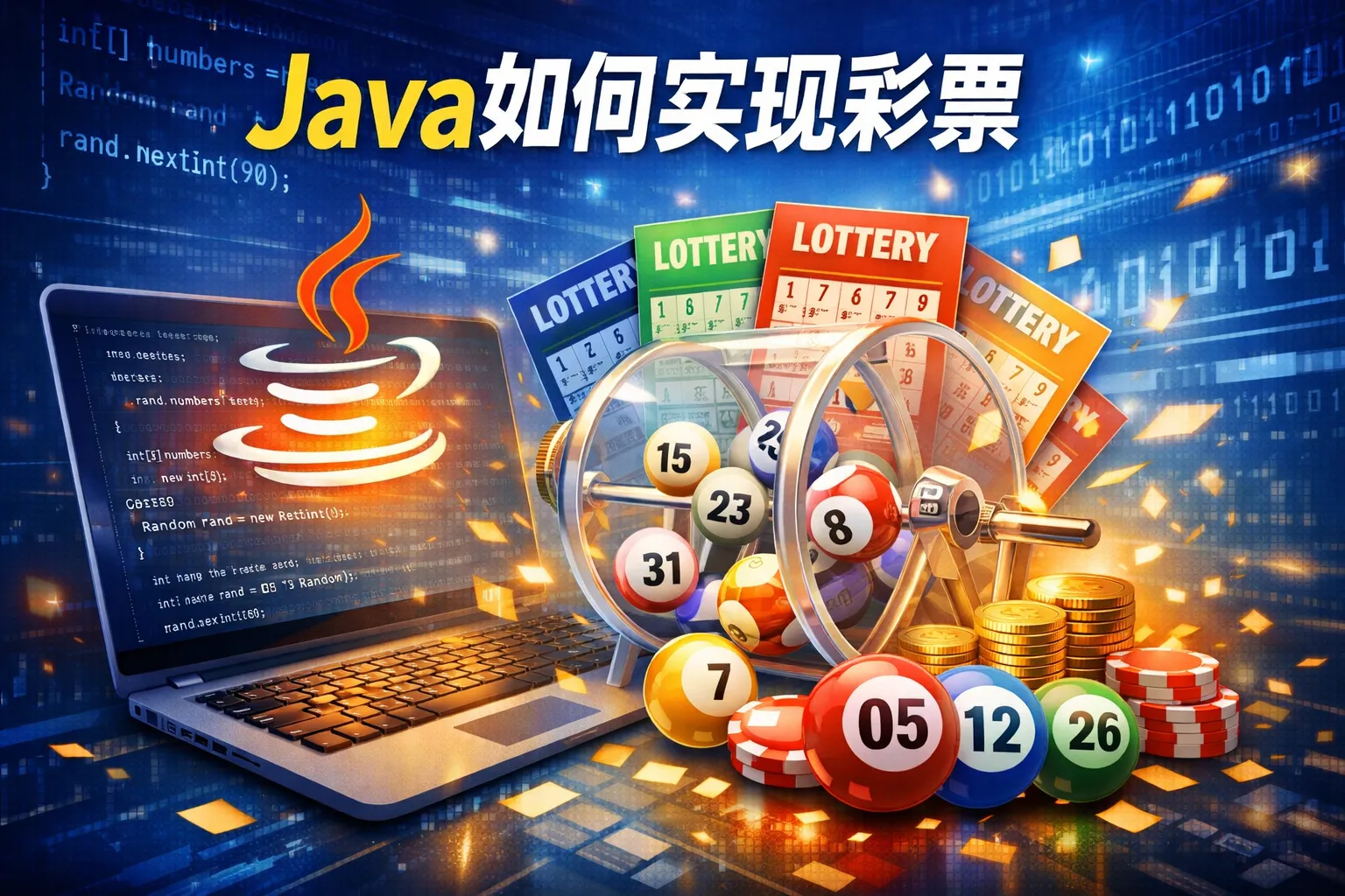 java如何实现彩票