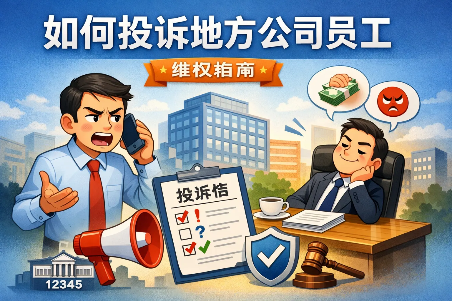 如何投诉地方公司员工