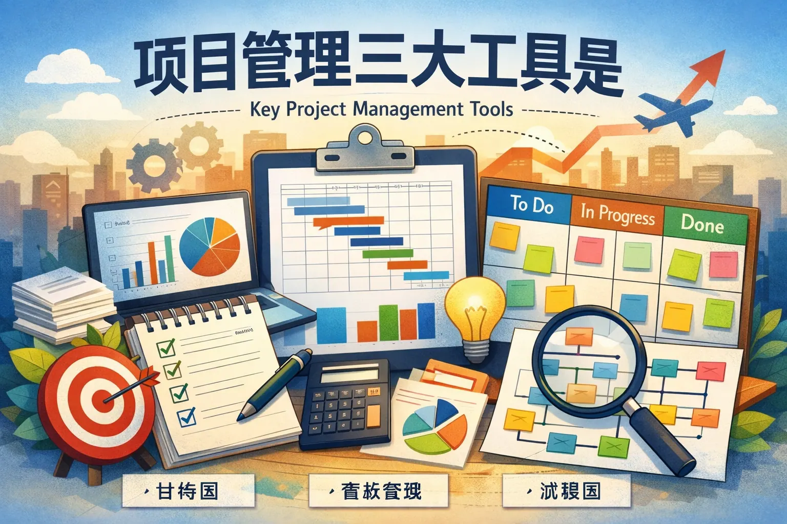 项目管理三大工具是