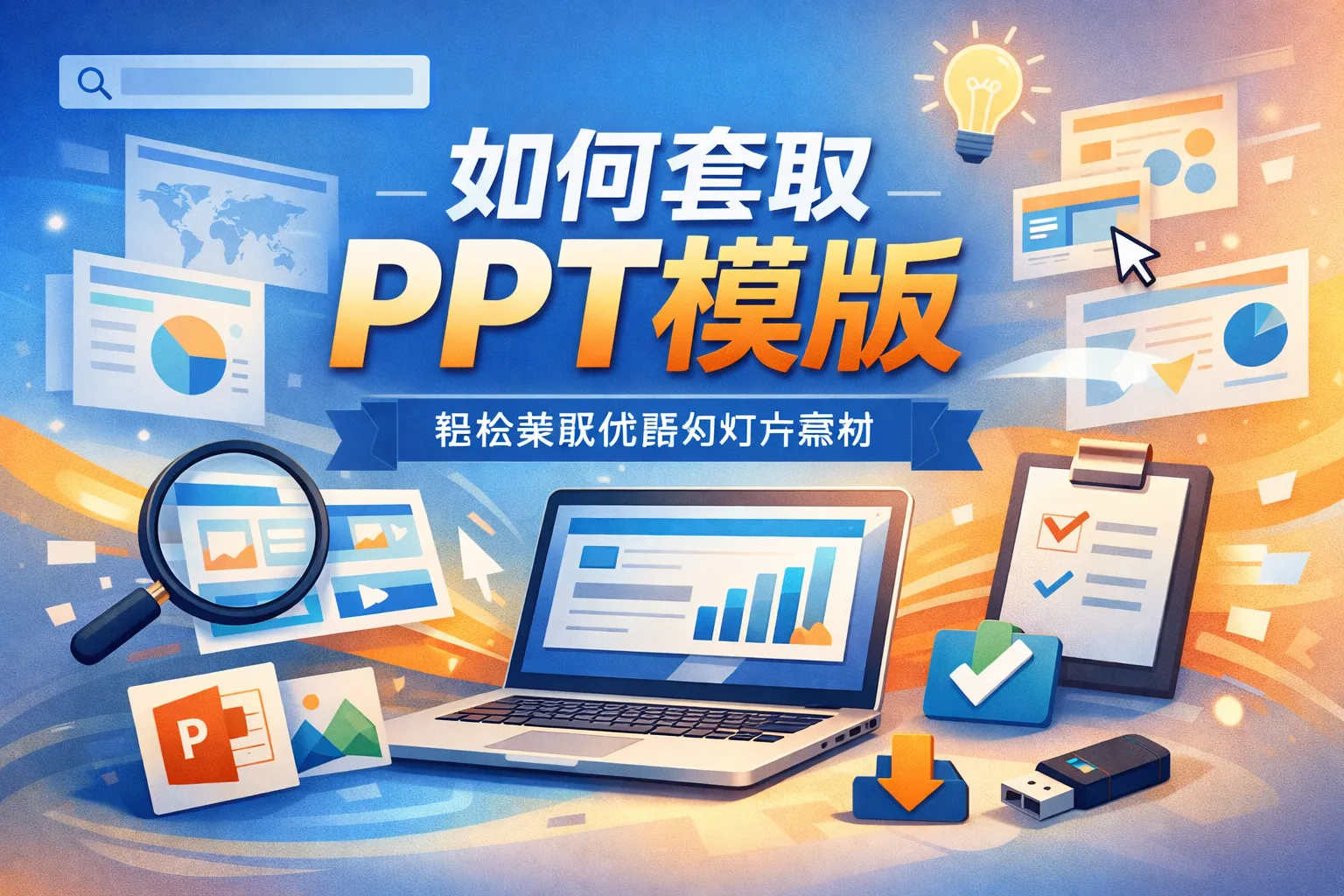 如何套取ppt模版