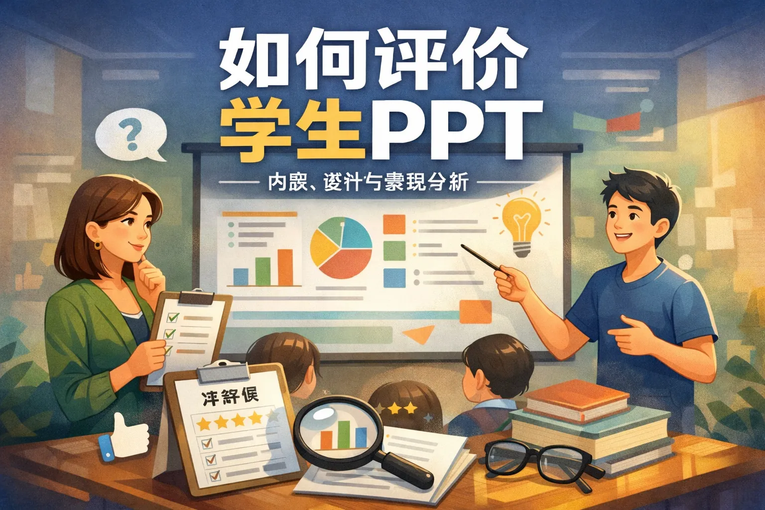 如何评价学生ppt
