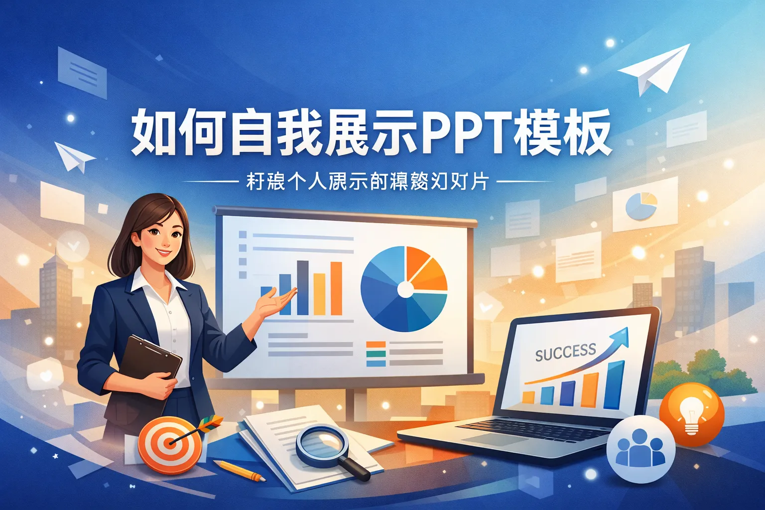 如何自我展示ppt模板