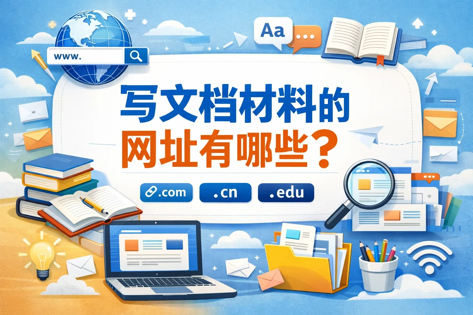 写文档材料的网址有哪些