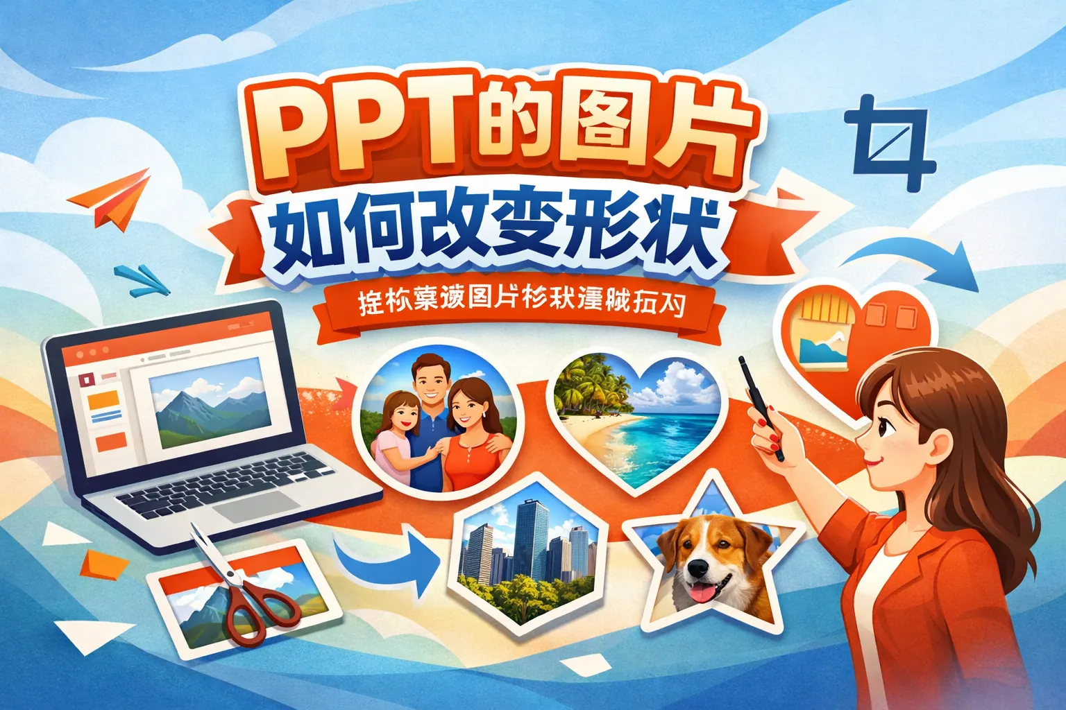 加入ppt的图片如何改变形状