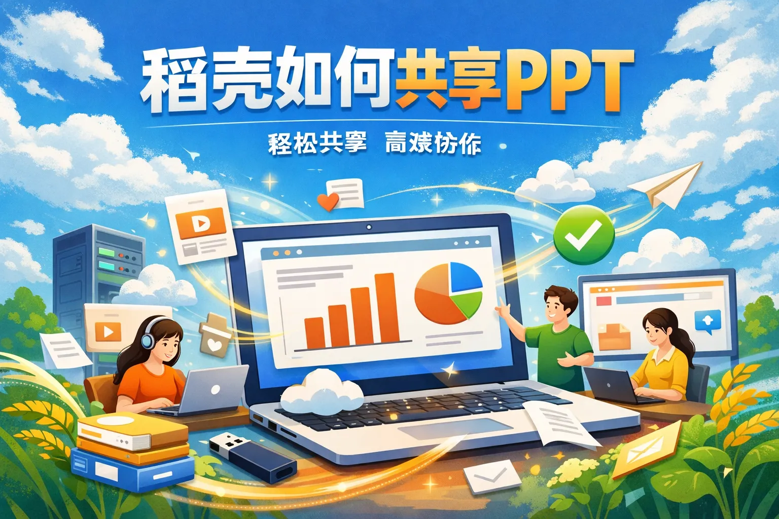 稻壳如何共享ppt