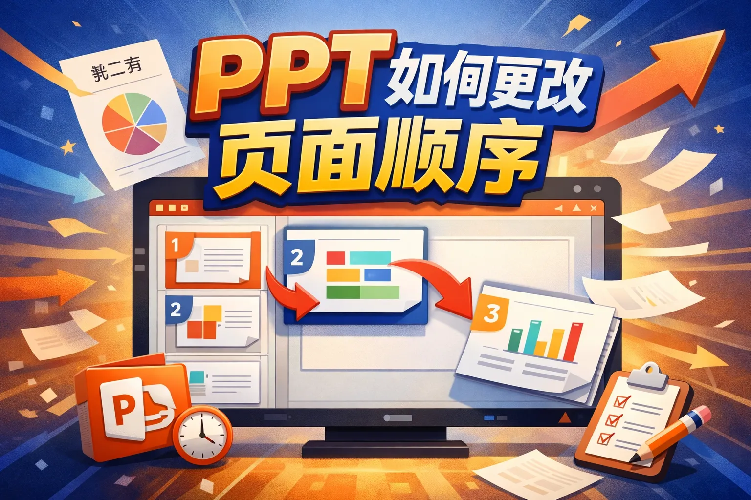 ppt如何更改页面顺序