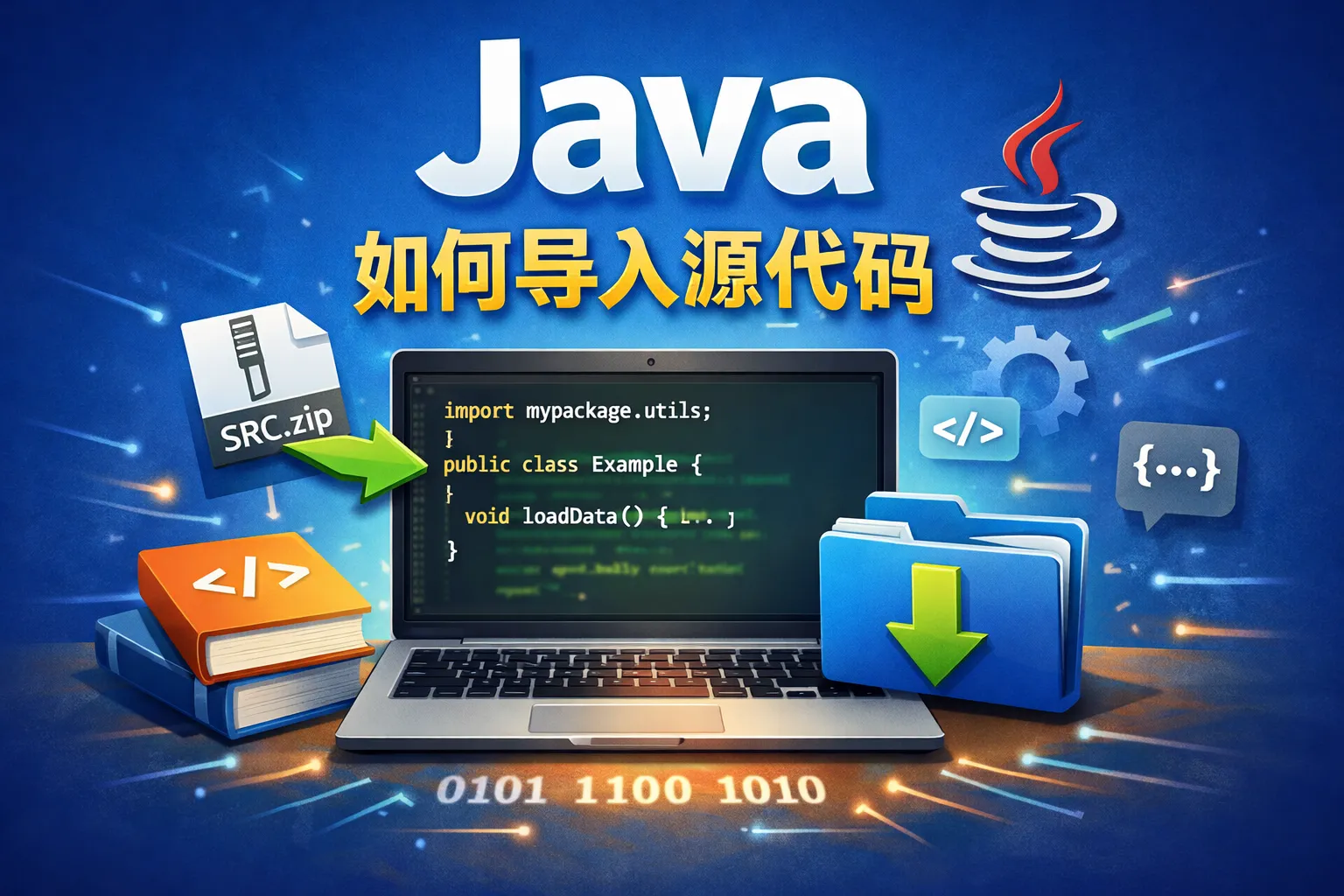 java如何导入源代码