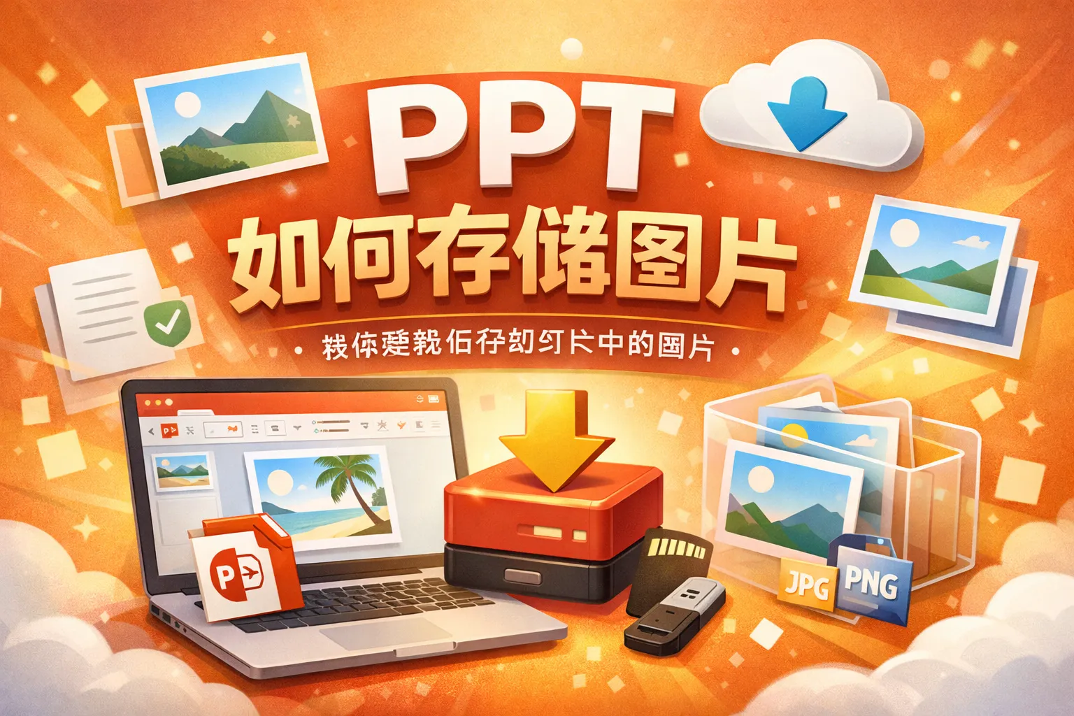 ppt如何存储图片