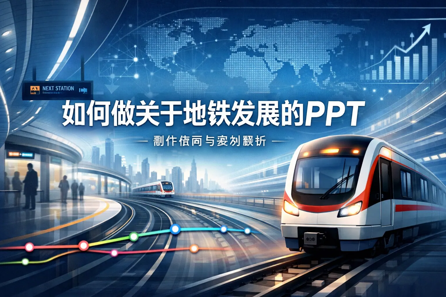 如何做关于地铁发展的ppt
