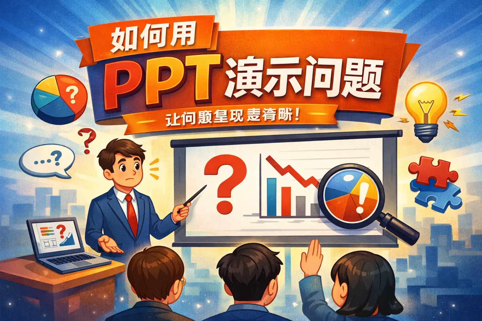 如何用ppt演示问题