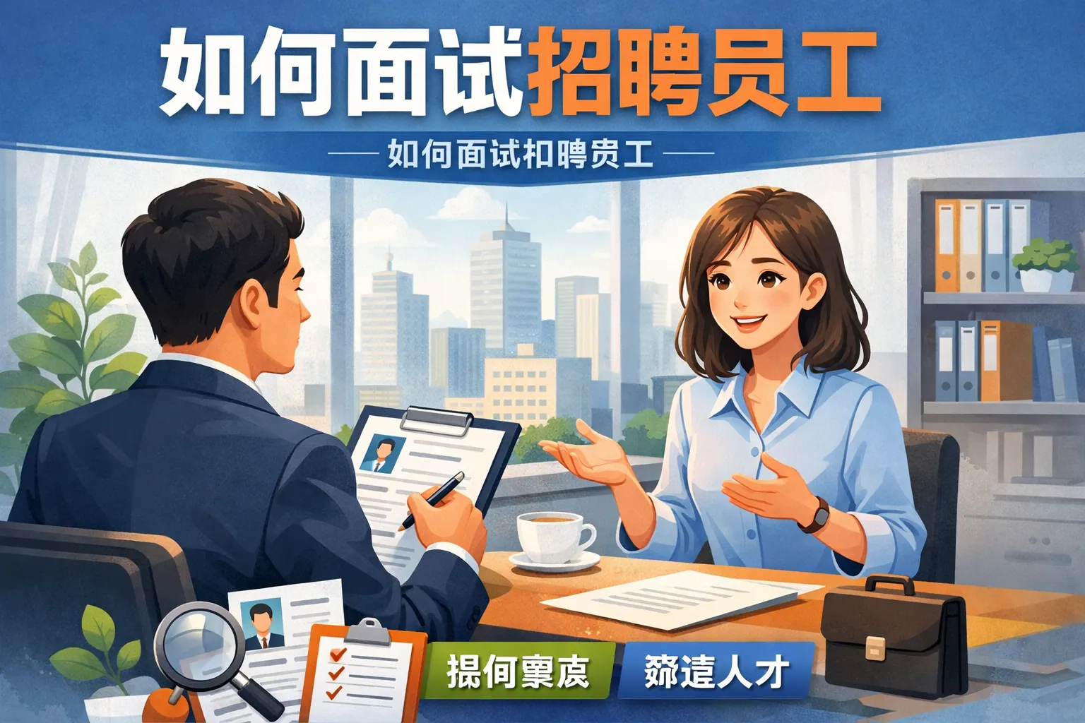 如何面试招聘员工