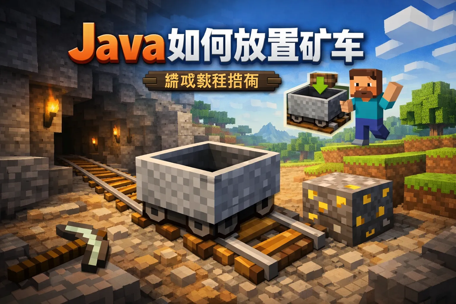 java如何放置矿车