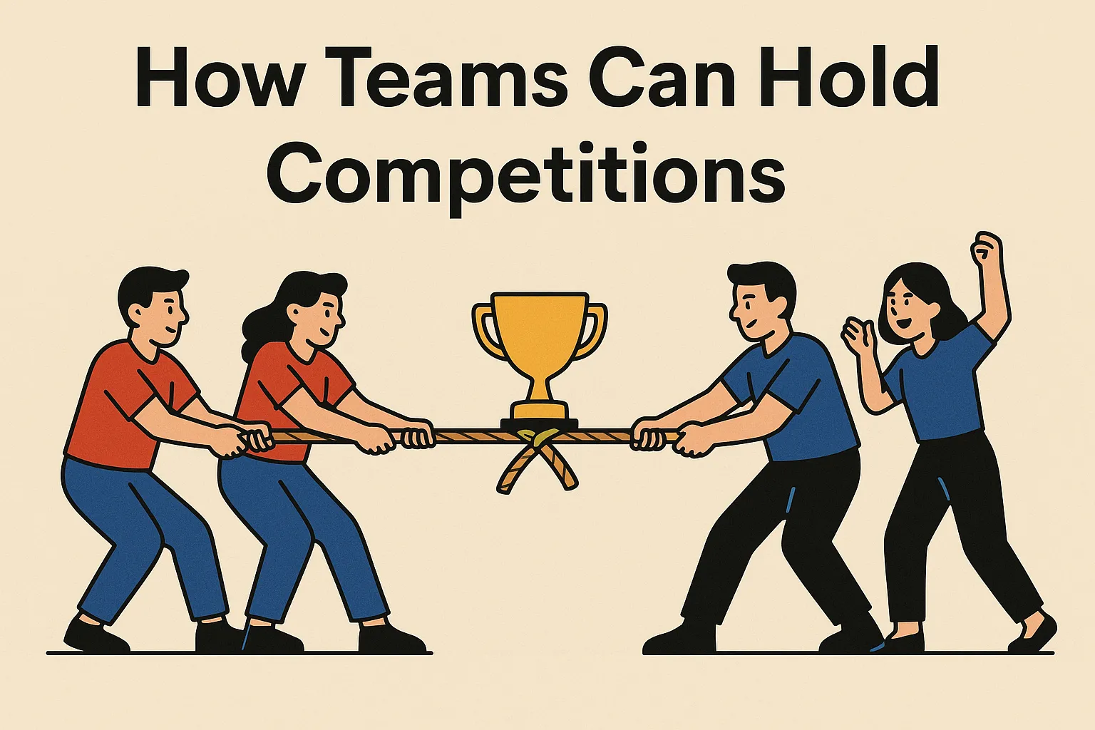 团队如何举行比赛