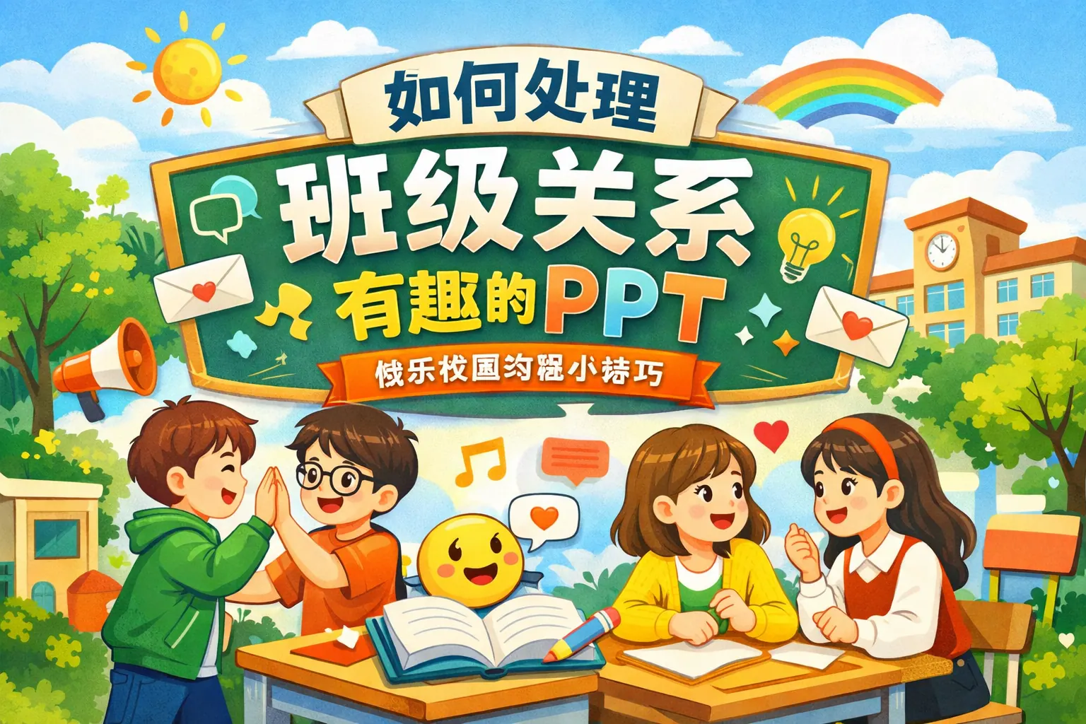 如何处理班级关系有趣的ppt