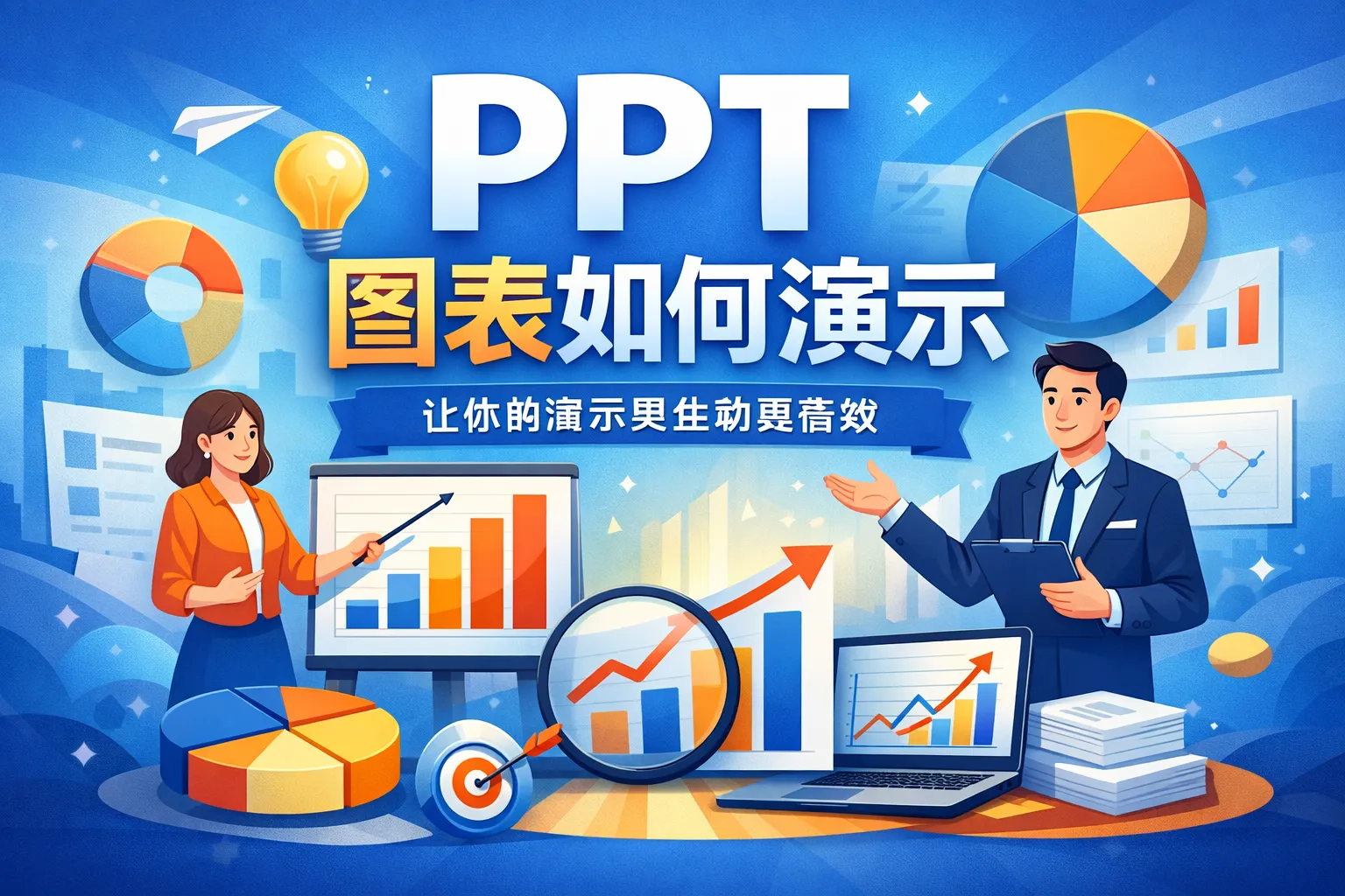 ppt图表如何演示