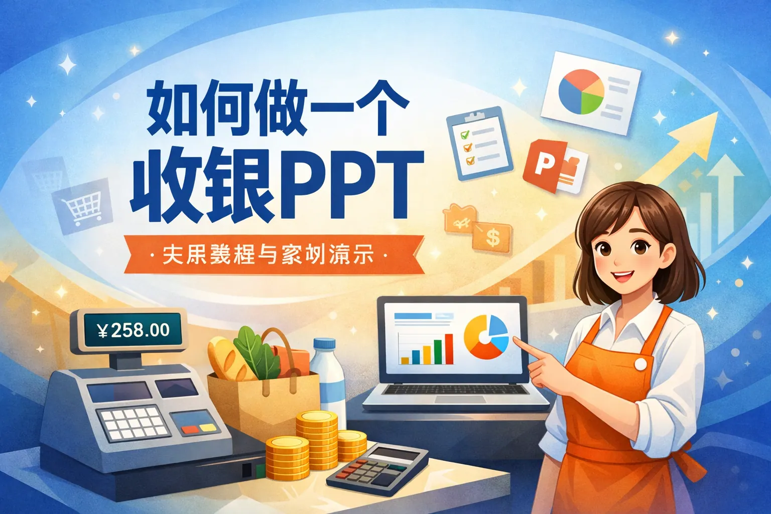 如何做一个收银ppt