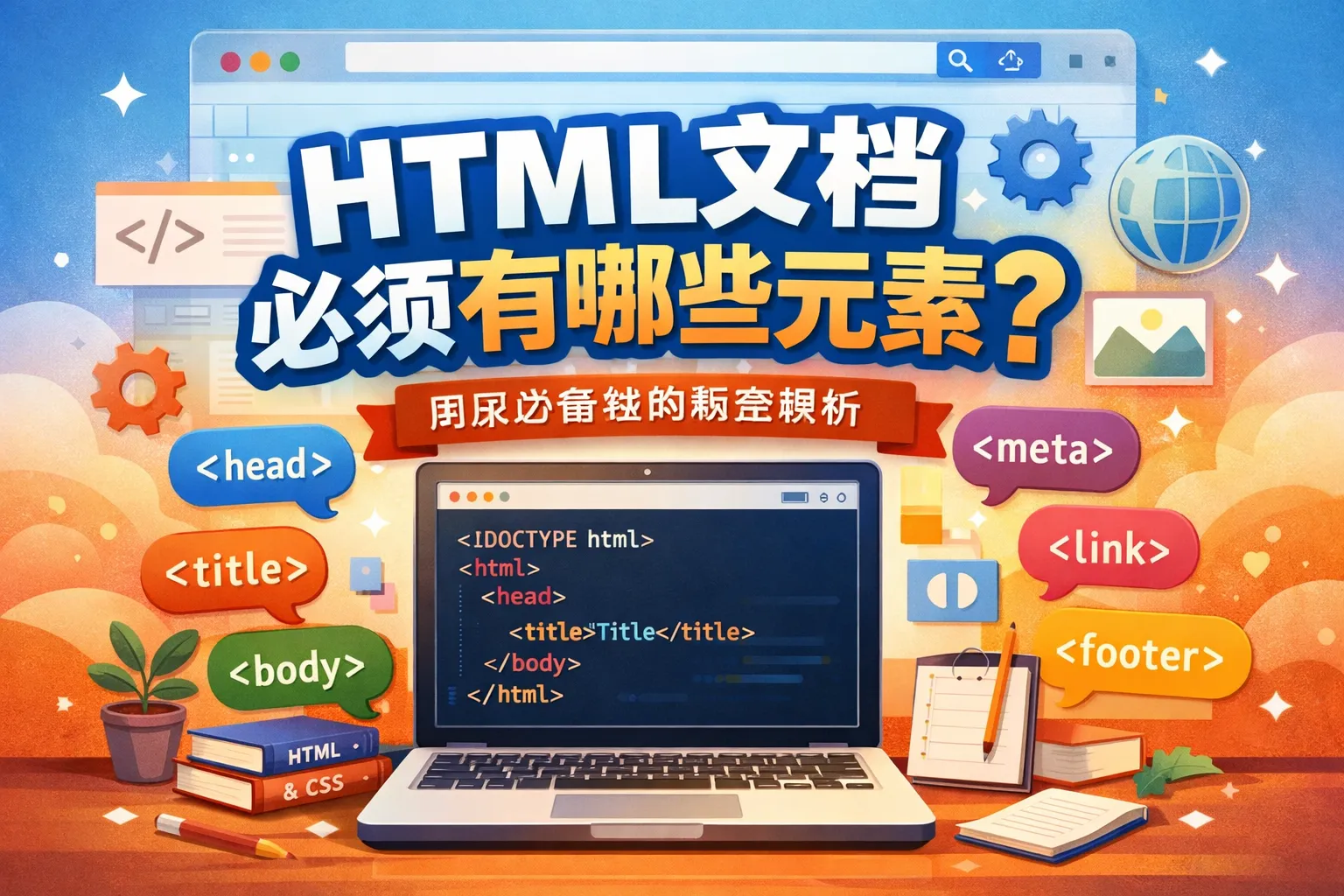 html文档必须有哪些元素