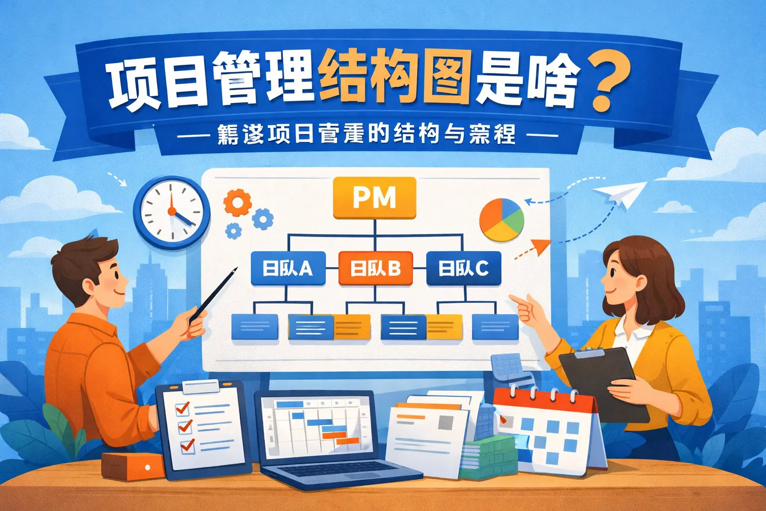 项目管理结构图是啥