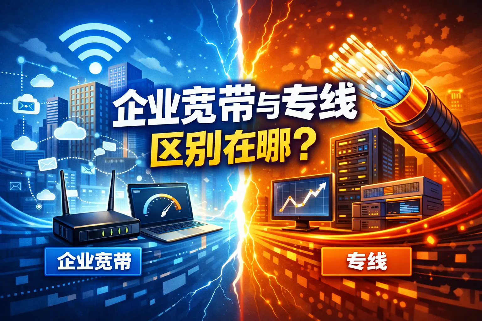 企业宽带与专线区别在哪