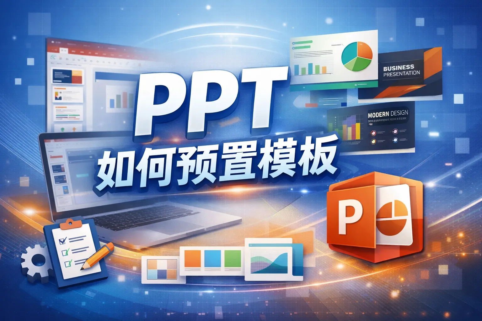 ppt如何预置模板