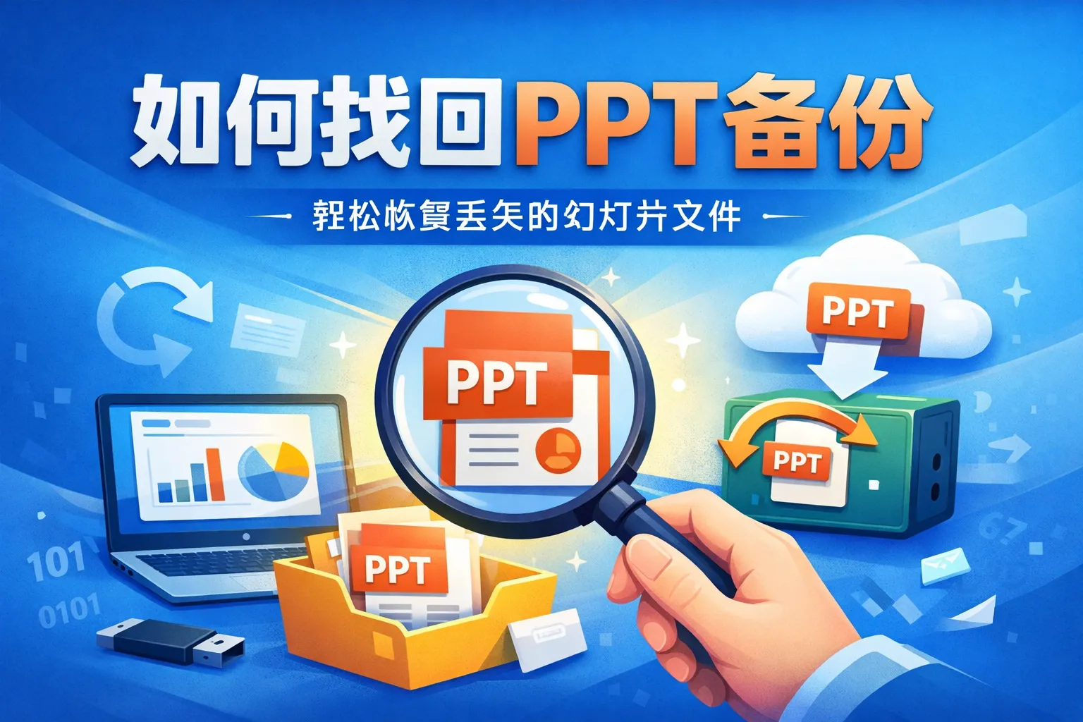 如何找回ppt备份