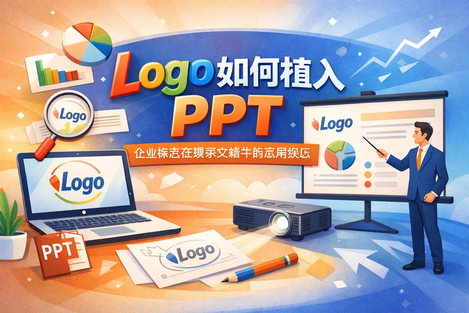 logo如何植入ppt
