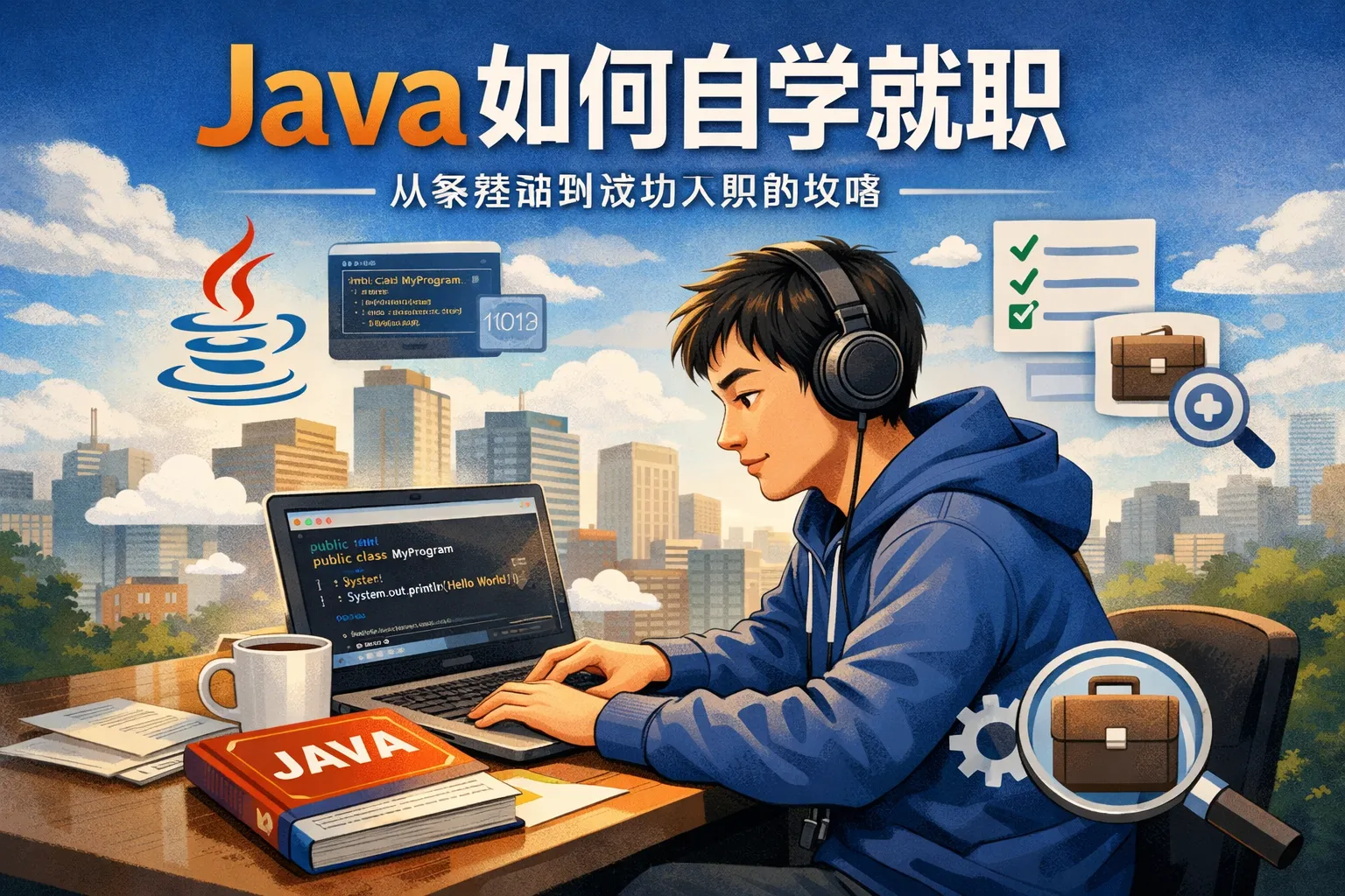java如何自学就职