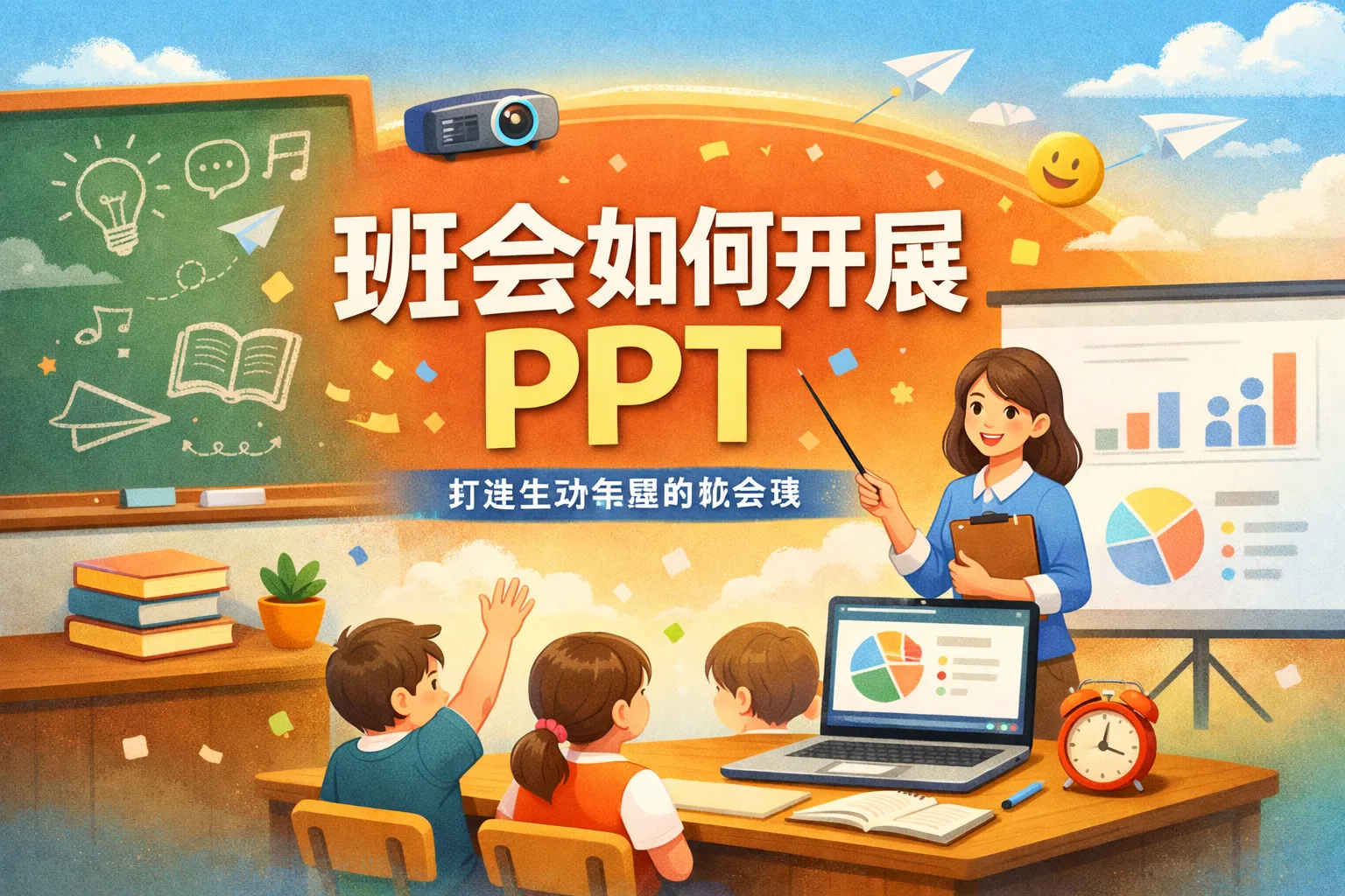 班会如何开展ppt