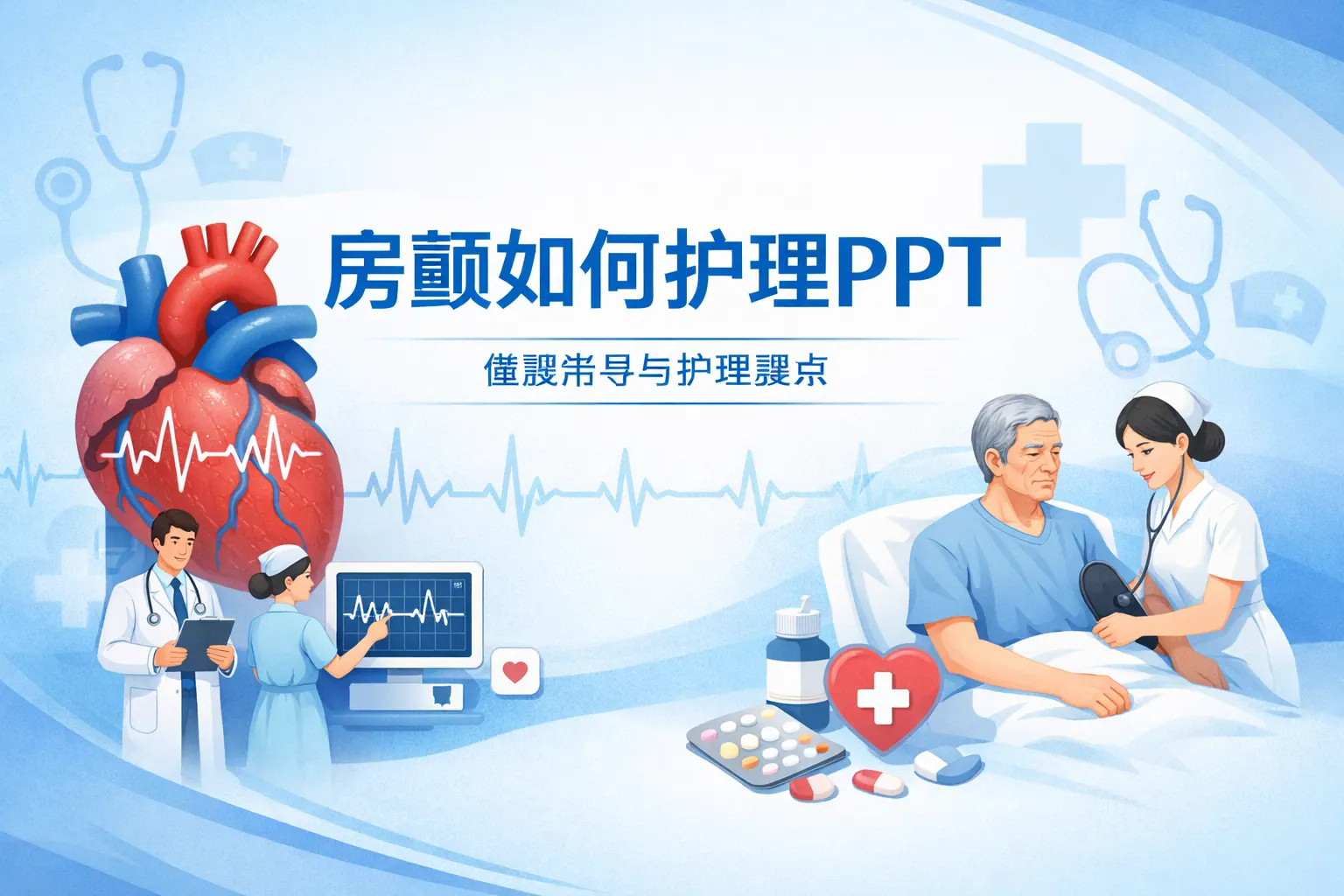 房颤如何护理PPT