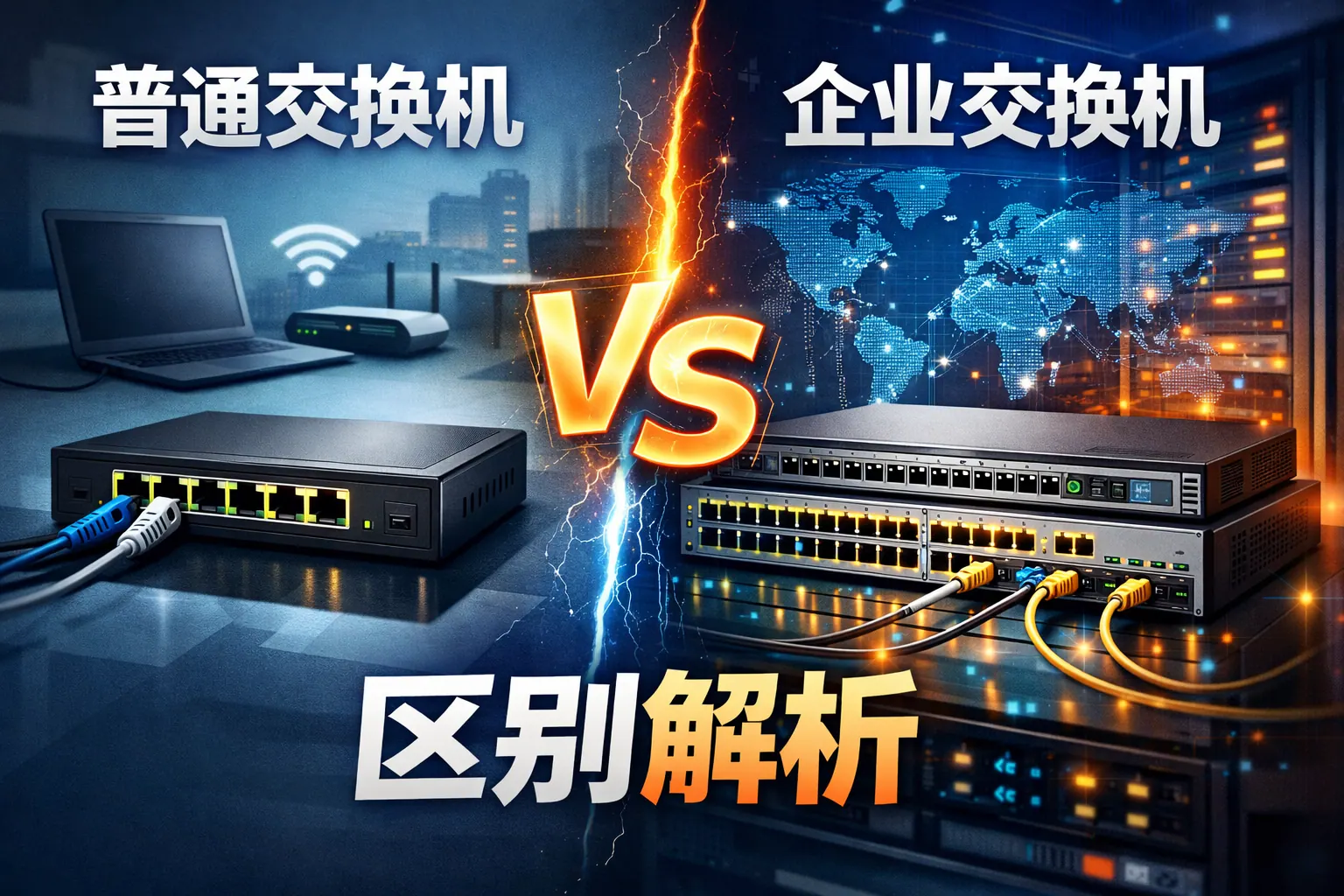 普通交换机与企业交换机区别