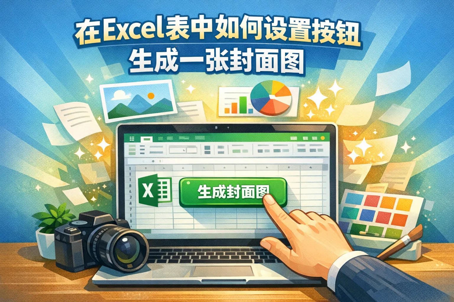 在excel表中如何设置按钮