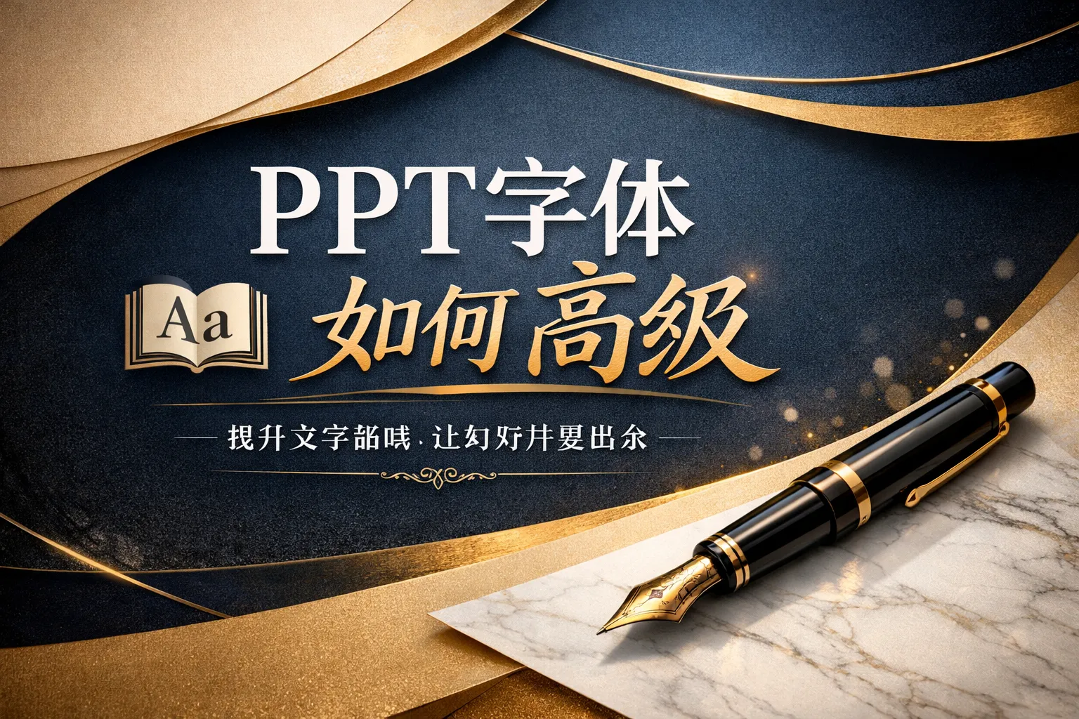 PPT字体如何高级