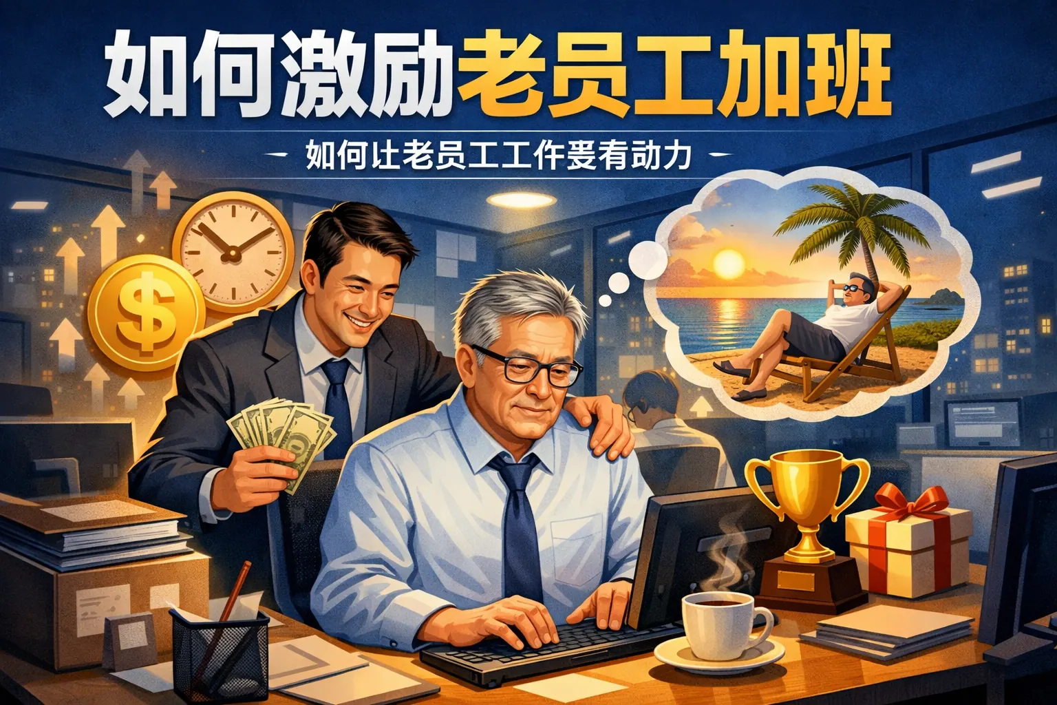 如何激励老员工加班