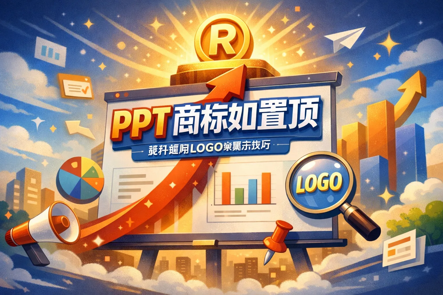 ppt商标如何置顶