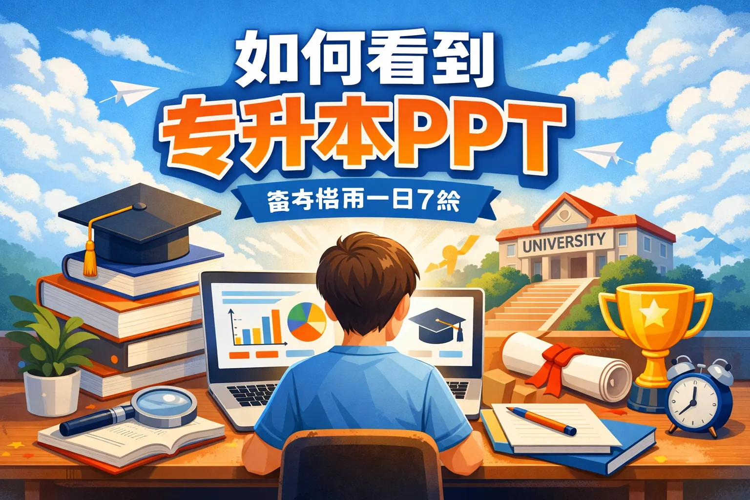 如何看到专升本PPT