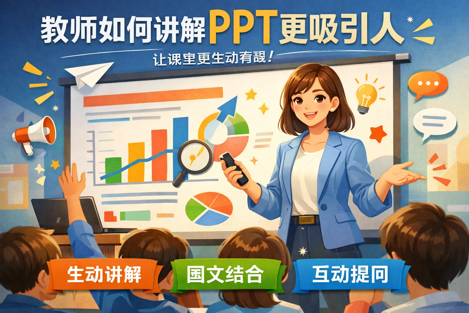教师如何讲解ppt更吸引人