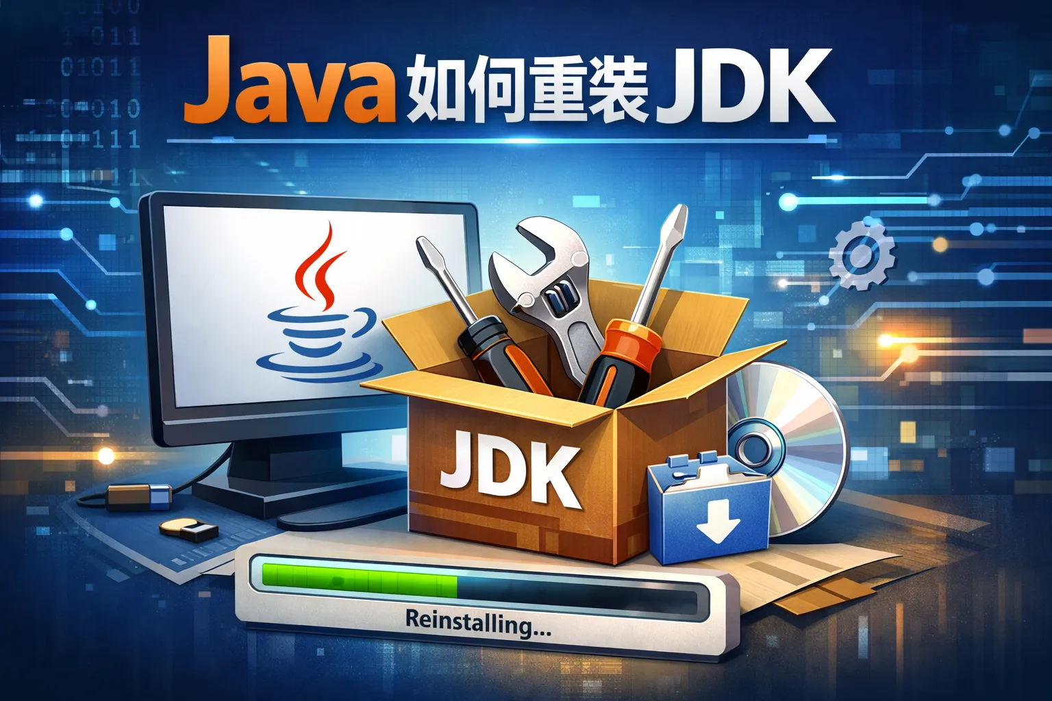 java如何重装jdk