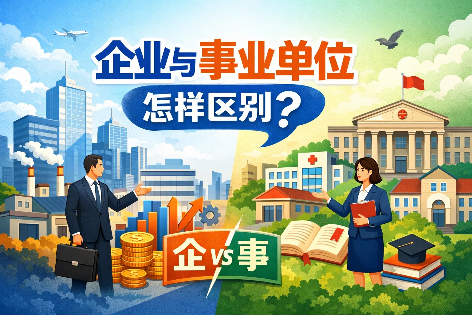 企业事业单位怎样区别